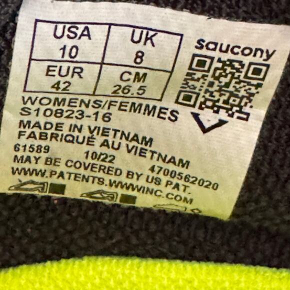 Saucony Shoes Womens Size US 10 Kinvara 14 Pink Sparkle Athletic Sneakers - Picture 13 of 13